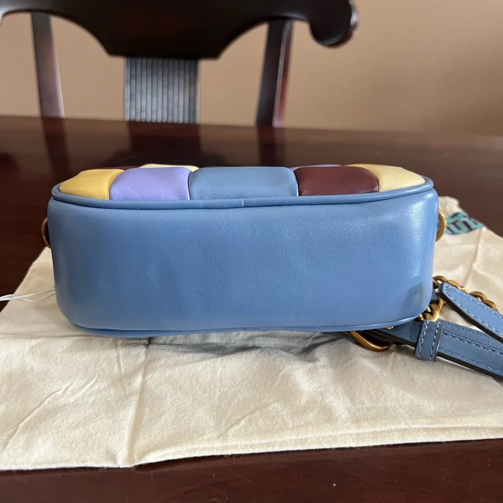 Tory Burch Kira patchwork small camera bag Multi color - Picture 8 of 9